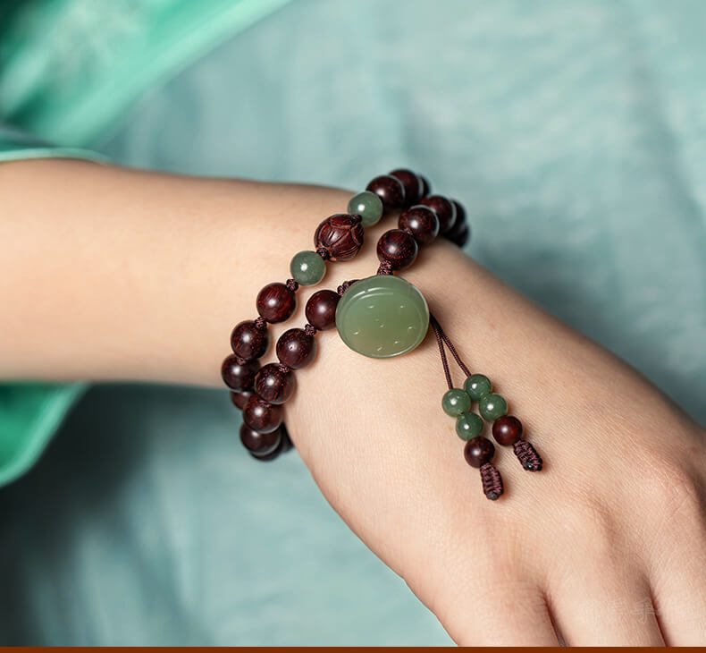 Buddha hot sale jade bracelet